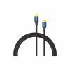 Кабель мультимедийный HDMI M to HDMI M 1.0m 8K60Hz cotton braided blue Vention (ALGLF) - Image 2