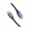 Кабель мультимедійний HDMI M to HDMI M 2.0m 8K60Hz cotton braided blue Vention (ALGLH) - Image 2