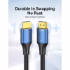 Кабель мультимедійний HDMI M to HDMI M 5.0m 8K60Hz cotton braided blue Vention (ALGLJ) - Image 3