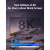 Кабель мультимедийный HDMI M to HDMI M 5.0m 8K60Hz cotton braided blue Vention (ALGLJ) - Image 6