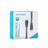Кабель мультимедійний HDMI M to HDMI M 1.0m 4K60Hz cotton braided black zinc alloy Vention (ALMBF) - Image 2