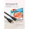 Кабель мультимедійний HDMI M to HDMI M 1.0m 4K60Hz cotton braided black zinc alloy Vention (ALMBF) - Image 8