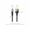 Кабель мультимедийный HDMI M to HDMI M 1.0m 8K60Hz ultra thin cotton braided green Vention (ALOGF) - Image 2