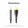 Кабель мультимедійний HDMI M to HDMI M 80.0m 4K60Hz fiber optic black Vention (ALSBAF) - Image 12