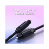 Кабель мультимедійний Optical Toslink 1.5m black Vention (BAEBG) - Image 9