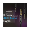 Кабель мультимедійний 3.5mm M to 3.5mm M 1.0m fabric black Vention (BAGBF) - Image 5
