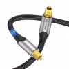 Кабель мультимедийный Optical Toslink 1.0m gray Vention (BAVHF) - Image 2