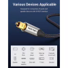 Кабель мультимедийный Optical Toslink 1.0m gray Vention (BAVHF) - Image 8