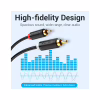 Кабель мультимедийный 2xRCA M to 2xRCA M 1.5m black Vention (BCMBG) - Image 5