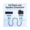 Кабель мультимедийный 2xRCA M to 2xRCA M 1.5m black Vention (BCMBG) - Image 8