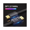 Кабель мультимедійний DisplayPort M to DisplayPort M 1.5m 4K60Hz black Vention (HACBG) - Image 3