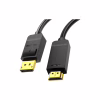 Кабель мультимедийный DisplayPort M to HDMI M 1.5m 4K30Hz black Vention (HAGBG) - Image 2