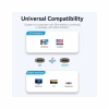 Кабель мультимедійний DisplayPort M to HDMI M 1.8m 4K40Hz black Vention (HFOBAC) - Image 5