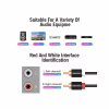 Кабель мультимедійний 2xRCA M to 2xRCA M 1.0m black Vention (VAB-R06-B100) - Image 6