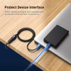 Дата кабель USB 3.0 AM/AF 0.5m black Vention (CBHBD) - Image 4