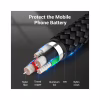 Дата кабель USB 2.0 AM to USB-C 1.0m 3A black Vention (COKBF) - Image 3
