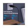 Дата кабель USB 2.0 AM to Micro 5P 1.0m 3A black Vention (COLBF) - Image 3