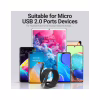 Дата кабель USB 2.0 AM to Micro 5P 1.0m 3A black Vention (COLBF) - Image 4