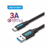 Дата кабель USB 3.0 AM to USB-C 1.5m black Vention (COZBG) - Image 3