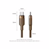 Дата кабель USB-C to USB-C 1.0m 3A aluminum gold Vention (TRDJF) - Image 11
