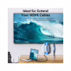 Перехідник HDMI F to HDMI F 8K Aluminum black Vention (AIUH0) - Image 3