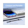 Переходник Lightning to 3.5mm 0.1m cotton braided aluminum gray Vention (BMBHA) - Image 6