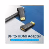 Переходник DisplayPort M to HDMI F black Vention (HBOB0) - Image 2