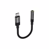 Перехідник USB-C to 3.5mm F 0.15m DAC audio black Acefast (6974316285281) - Image 2