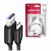 Дата кабель USB 3.2 AM to USB-C 1.0m black AXAGON (BUCM3-AM10AB) - Image 2