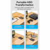 Кишеня зовнішня Vention 2.5" HDD/SSD USB 3.0 Micro-B Black (KPAB0) - Image 11