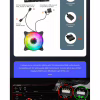 Кулер для корпуса Gamemax FN-12Rainbow-Q-Infinity - Image 12