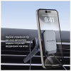 Універсальний автотримач ColorWay Magnetic Air Vent-6 (360° rotation) Gray (CW-CHM16-GR) - Image 12