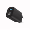 Зарядний пристрій Gembird 1xUSB-A (QC3.0 18W) + 1 Type-C (PD20W) LCD black (TA-UC-PDQC30LCD-BK-01) - Image 2