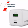 Зарядное устройство Canyon CU45AC GaN 45W 1xPD 1xQC EU White (CNS-CUW45AC) - Image 6