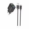 Зарядний пристрій HOCO C140A Smart USB QC3.0 + USB to cable Micro Black (6942007627801) - Image 2