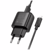 Зарядний пристрій HOCO C140A Smart USB QC3.0 + USB to cable Micro Black (6942007627801) - Image 4