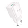 Зарядное устройство HOCO C147A Charm 1xUSB-C PD20W + 1xUSB QC3.0 White (6942007630276) - Image 4