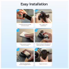 Універсальний автотримач Vention 4.7-7.2" затискач One Touch, присока, чорний (KSCB0) - Image 11