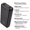 Батарея универсальная HOCO 30000mAh Apollo PD/65W QC/3.0 Black (DB81 / 714720) - Image 5