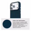 Чохол до мобільного телефона Armorstandart LikeCarbon2 MagCase Apple iPhone 17 Pro Kevlar Dark Blue (ARM88554) - Image 7