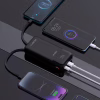 Батарея универсальная Dudao K15Pro 20000mAh PD/22.5W, QC, with built-in cables, Black (6977196682430) - Image 5