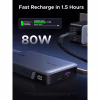 Батарея универсальная Ugreen 20000mAh 145W with Built-in Cable (PB551 55992B) - Image 6