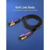Патч-корд 2м, FTP cat 7 RJ-45 black Vention (ICABH) - Image 2