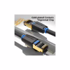 Патч-корд 10м, S/FTP cat 8 RJ-45 black Vention (IKABL) - Image 5