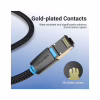 Патч-корд 1м, S/FTP cat 8 RJ-45 COPPER black Vention (IKGBF) - Image 7