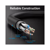 Патч-корд 0.5м, S/FTP cat 8 RJ-45 black Vention (IKKBD) - Image 6