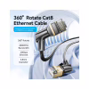 Патч-корд 1м STP cat 8 RJ-45 90° corner black Vention (IKLBF) - Image 10