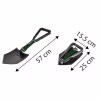 Тактическая лопата Verto складная, 58см, 0.96кг (15G075) - Image 9