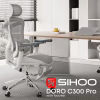 Офисное кресло Sihoo Крісло офісне з підставкою для ніг Sihoo DORO C300 Pro Mesh White with (DORO-C300-PRO-M102-JT) - Image 6