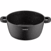 Каструля Ardesto Gemini Anzio скляна кришка 24 см 4,4 л чорна (AR2424GE) - Image 4